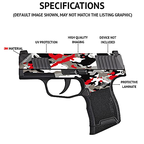 MightySkins Taurus G3C 9mm Luger Two-Tone Hex Protective Vinyl Decal Wrap Cover for Shooters & Collectors | Easy to Appl