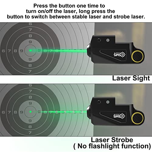 Low Profile Picatinny Laser Sight for Pistol, IPX6 Waterproof, Compatible with 21MM Rail
| Red/Green/Blue LED Laser Sig